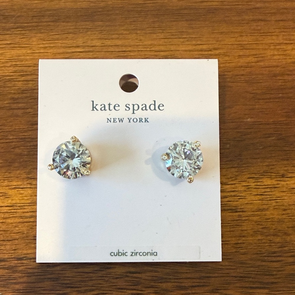 Kate spade cubic zirconia earrings